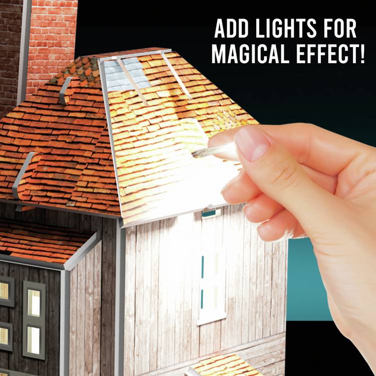 Harry Potter Weasley Burrow building kit 28cm, imported from the UK