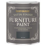 Rust-Oleum furniture satin paint black sand 750ml, imported from the UK