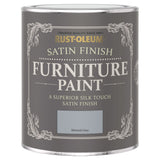 Rust-Oleum Furniture Satin Paint Mineral Grey 750ml, imported from the UK