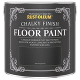 Rust-Oleum chalky floor paint Natural Charcoal 2.5L, imported from the UK