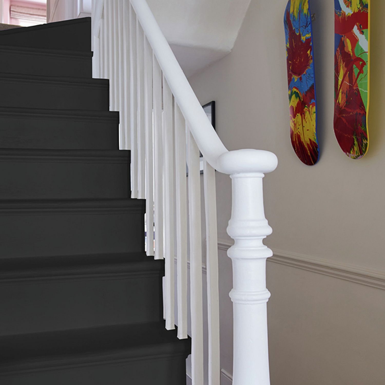 Rust-Oleum chalky floor paint Natural Charcoal 2.5L, imported from the UK