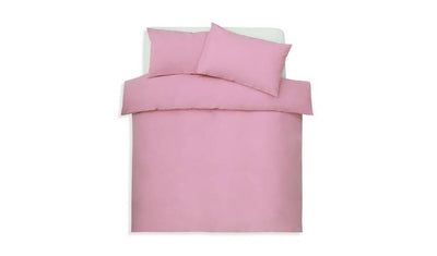Argos Habitat Pink Polycotton Duvet Cover Set - Single- Buy online at McGrocer