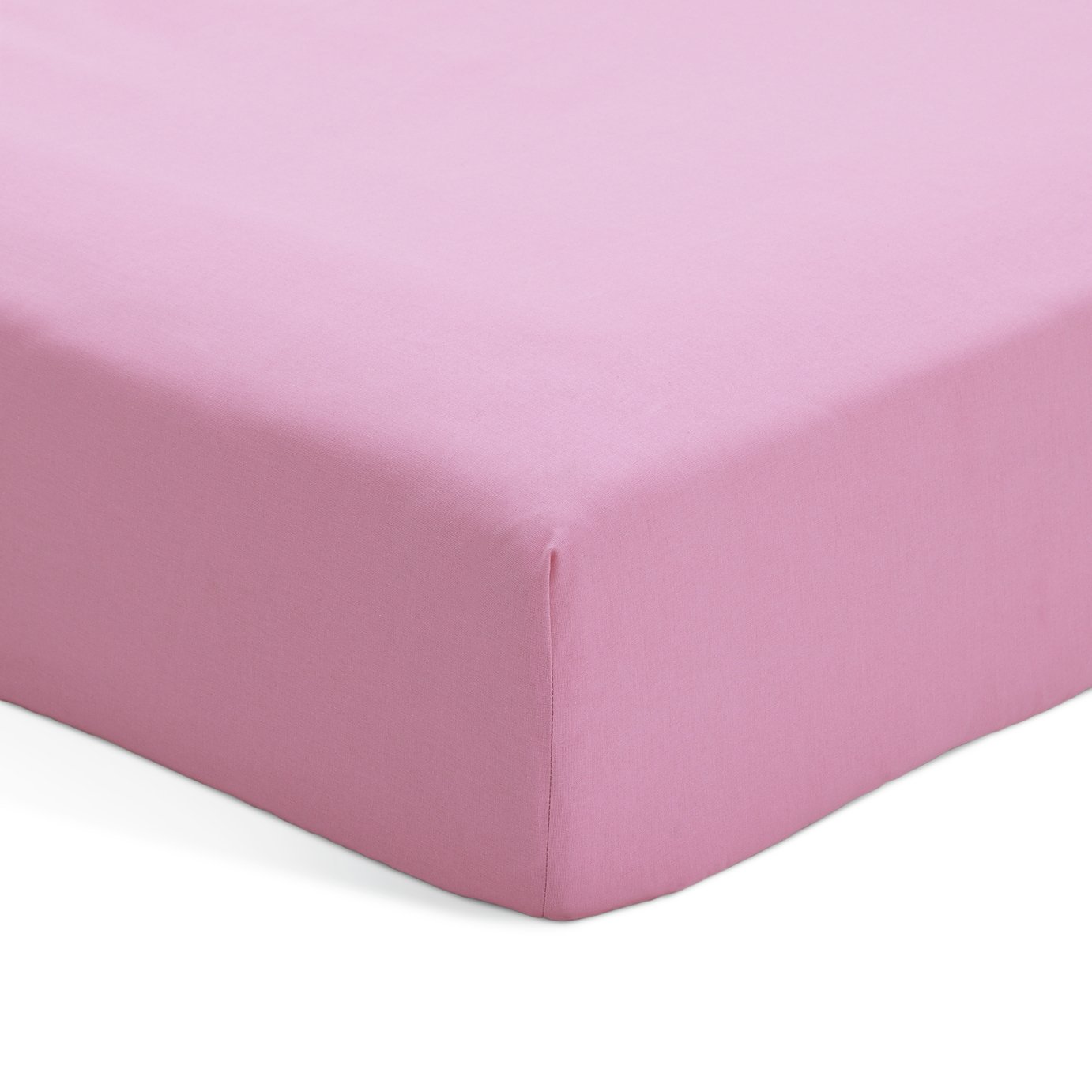 Habitat pink fitted sheet double, UK version
