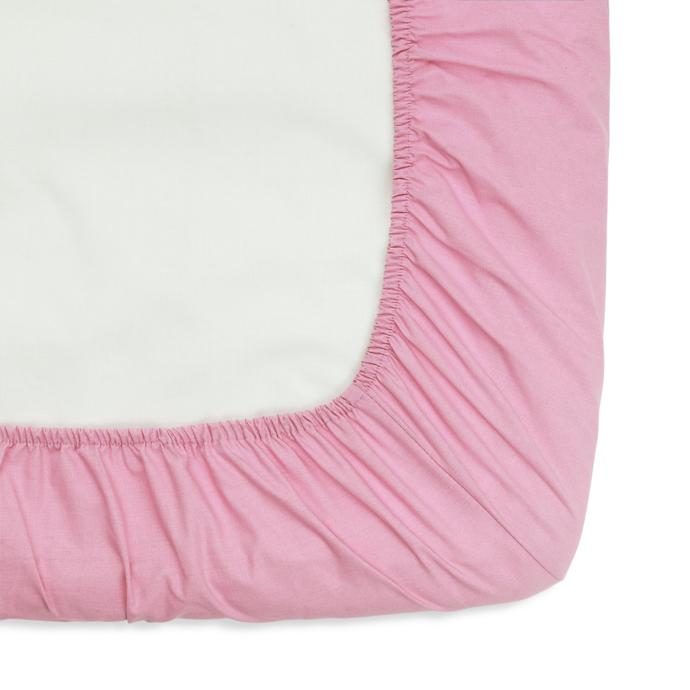 Habitat pink fitted sheet double, UK version
