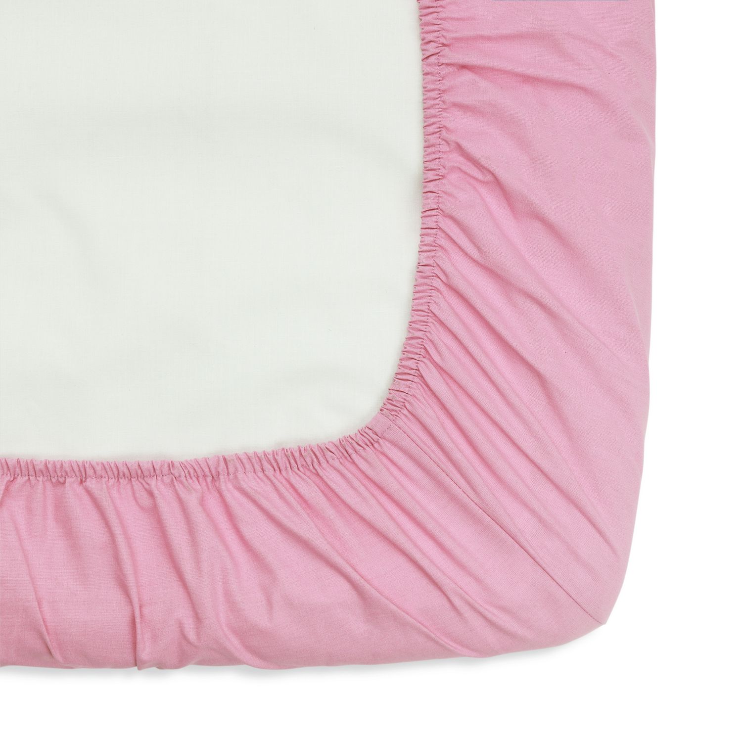 Habitat Polycotton Pink Fitted Sheet - King size