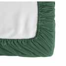 Habitat cotton rich leaf green fitted sheet double, UK version