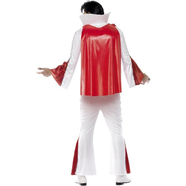 Smiffys Elvis costume in white and red (British brand)
