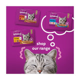 Whiskas 1+ Adult Wet Cat Food Tins Ocean Menu in Jelly   6 x 400g