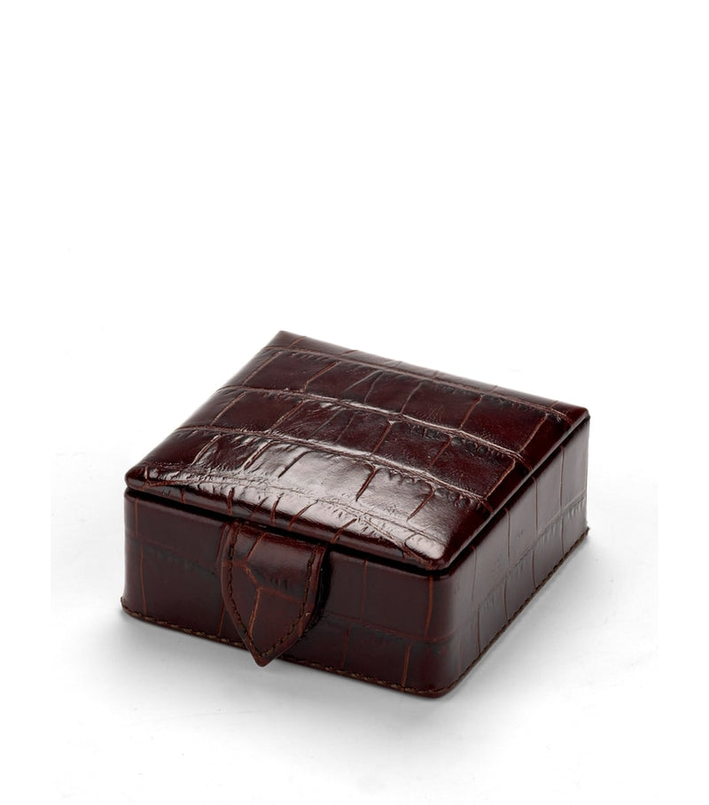 Aspinal of London Small Leather Stud Box - British product