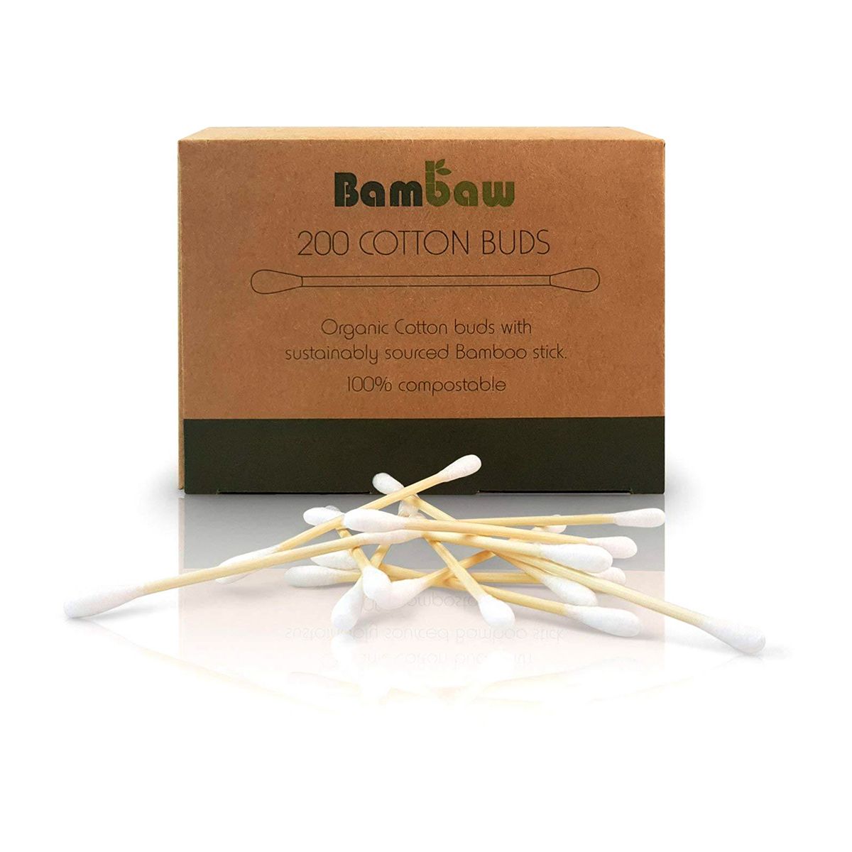 Bambaw Bamboo Cotton Buds - Pack Of 200 GOODS Boots   