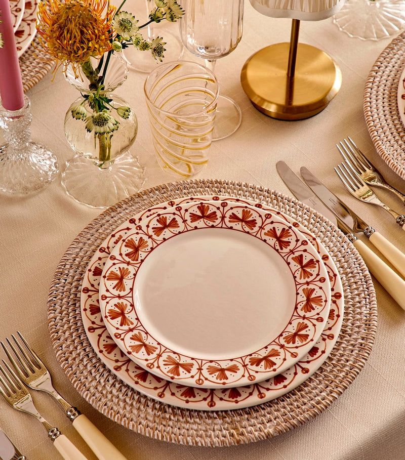 Maison Margaux Seville dinner plates 26cm, imported from the UK