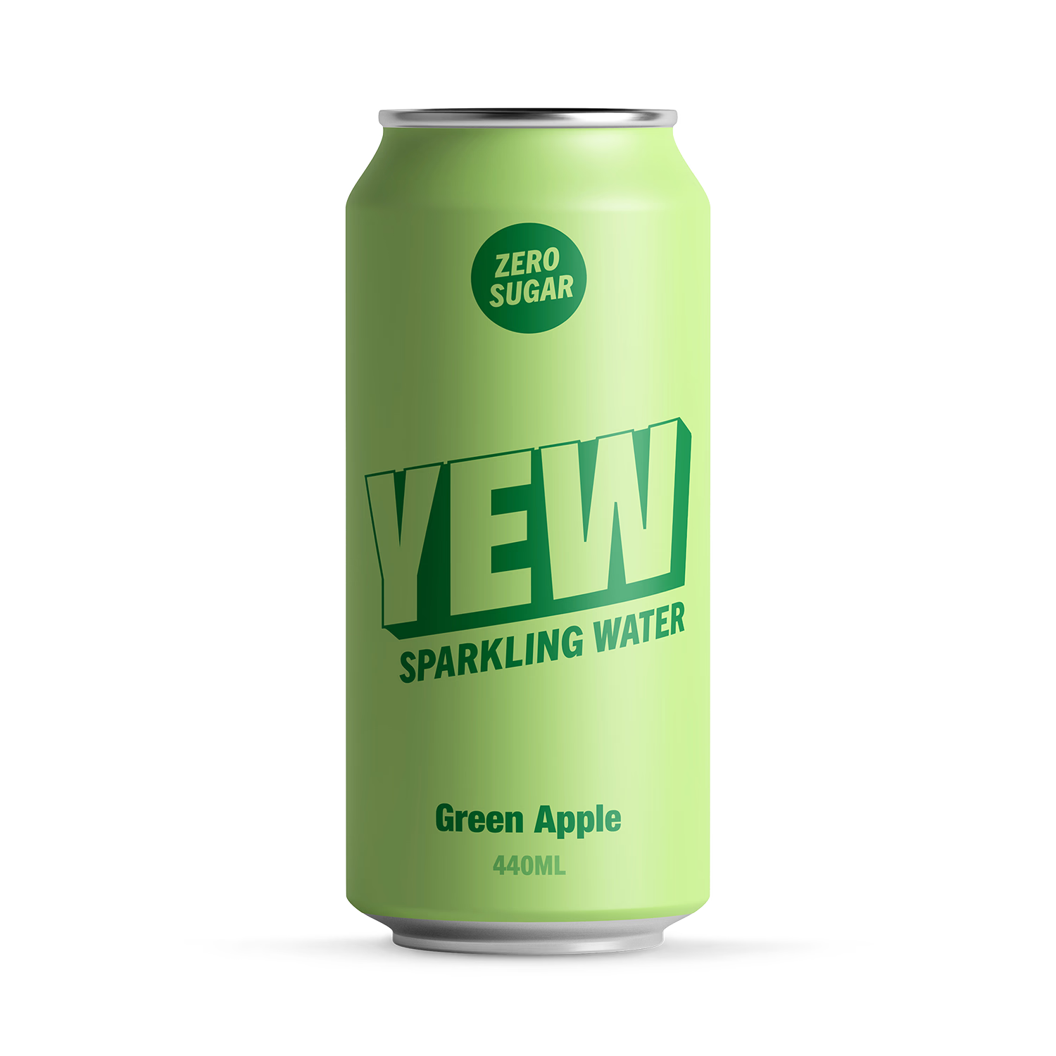 YEW Crisp Apple Sparkling Water 440ml, imported from the UK