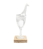 Lalique Le Bain de Cristal crystal sculpture, UK version