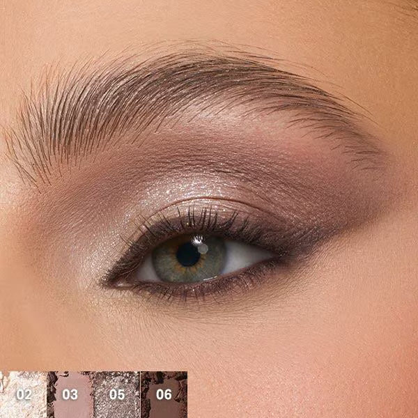 Morphe Rich Glitch eyeshadow palette 6-pan, imported from the UK