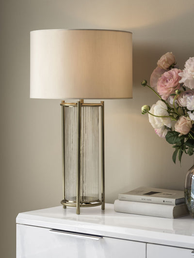 Next Brass Hertford Table Lamp- Buy online at McGrocer