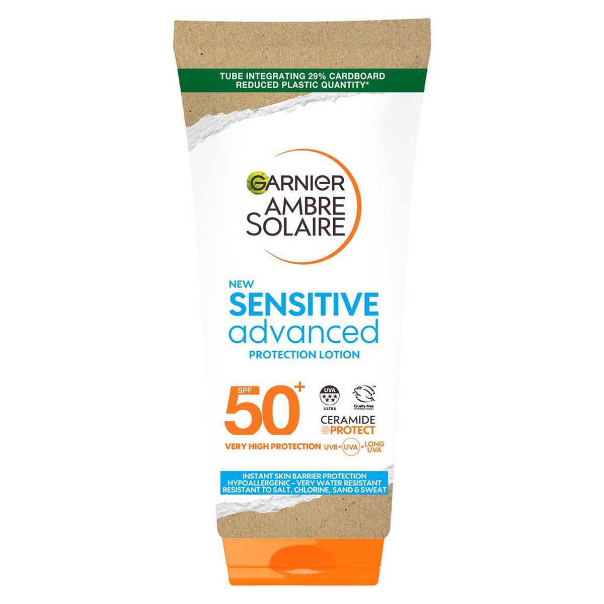 Garnier Ambre Solaire SPF 50+ Sensitive Advanced Sun Protection Cream 175ml GOODS Sainsburys   