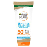 Garnier Ambre Solaire SPF 50+ Sensitive Advanced Sun Protection Cream 175ml GOODS Sainsburys   