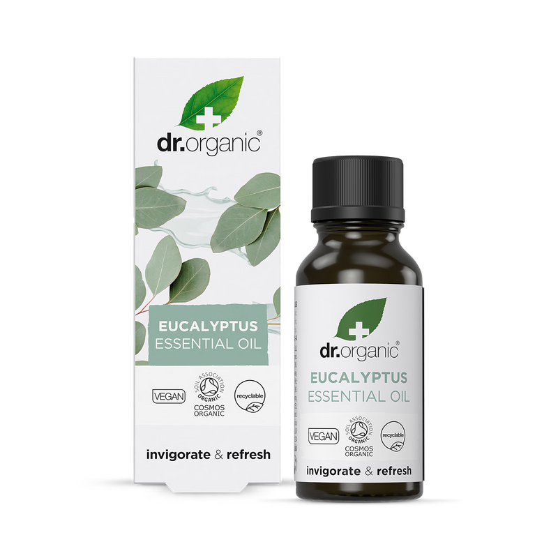 Dr Organic Eucalyptus Essential Oil Pure 10ml - British product