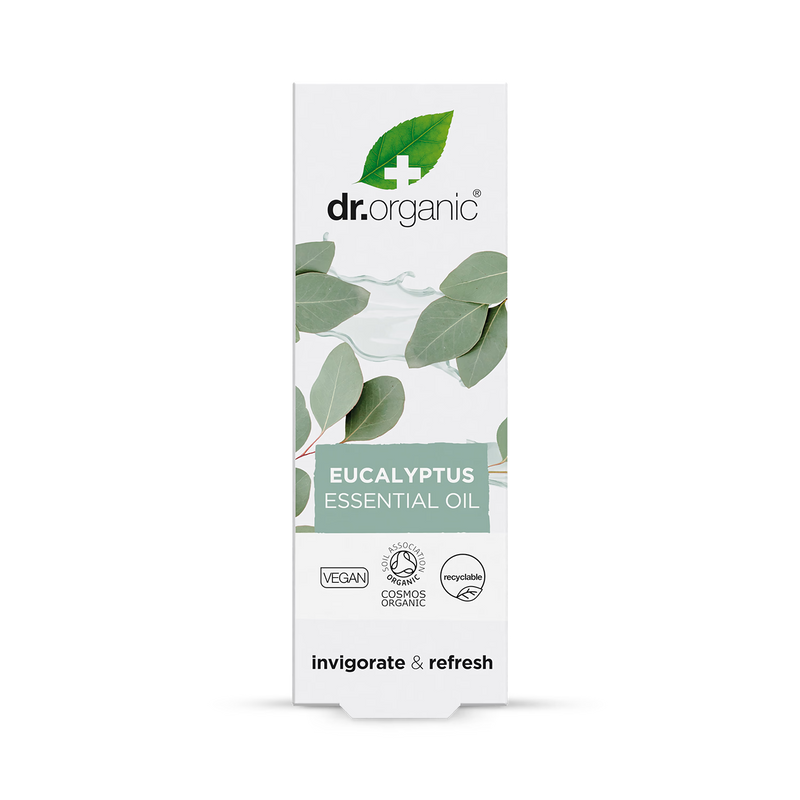 Dr Organic Eucalyptus Essential Oil Pure 10ml - British product