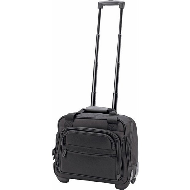 it Luggage 2 wheel soft business suitcase black - British product