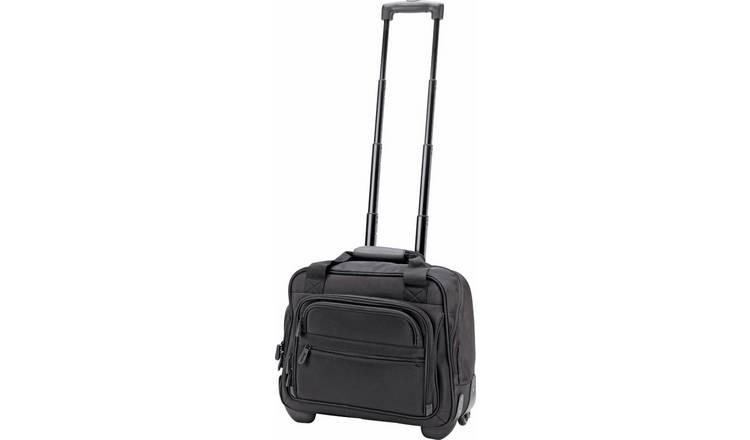 it Luggage 2 wheel soft business suitcase black - British product