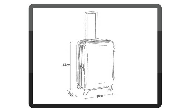 it Luggage 2 wheel soft business suitcase black - British product