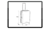 it Luggage 2 wheel soft business suitcase black - British product