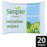 Simple Kind to Skin Micellar Biodegradable Cleansing Wipes   20 per pack GOODS M&S   