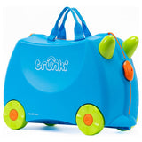 Trunki Terrance blue ride-on suitcase 18 litre, UK version