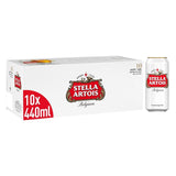 Stella Artois Belgium Premium Lager Beer Cans   10 x 440ml GOODS M&S   