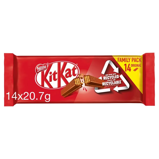 KitKat 2 Finger Milk Chocolate Biscuit Bar   14 x 20.7g GOODS M&S   