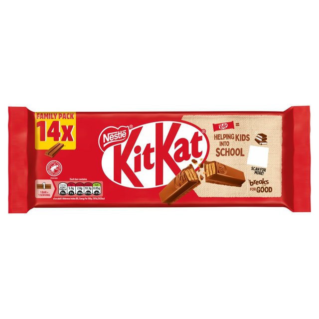 KitKat 2 Finger Milk Chocolate Biscuit Bar   14 x 20.7g GOODS M&S   