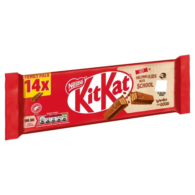 KitKat 2 Finger Milk Chocolate Biscuit Bar   14 x 20.7g GOODS M&S   