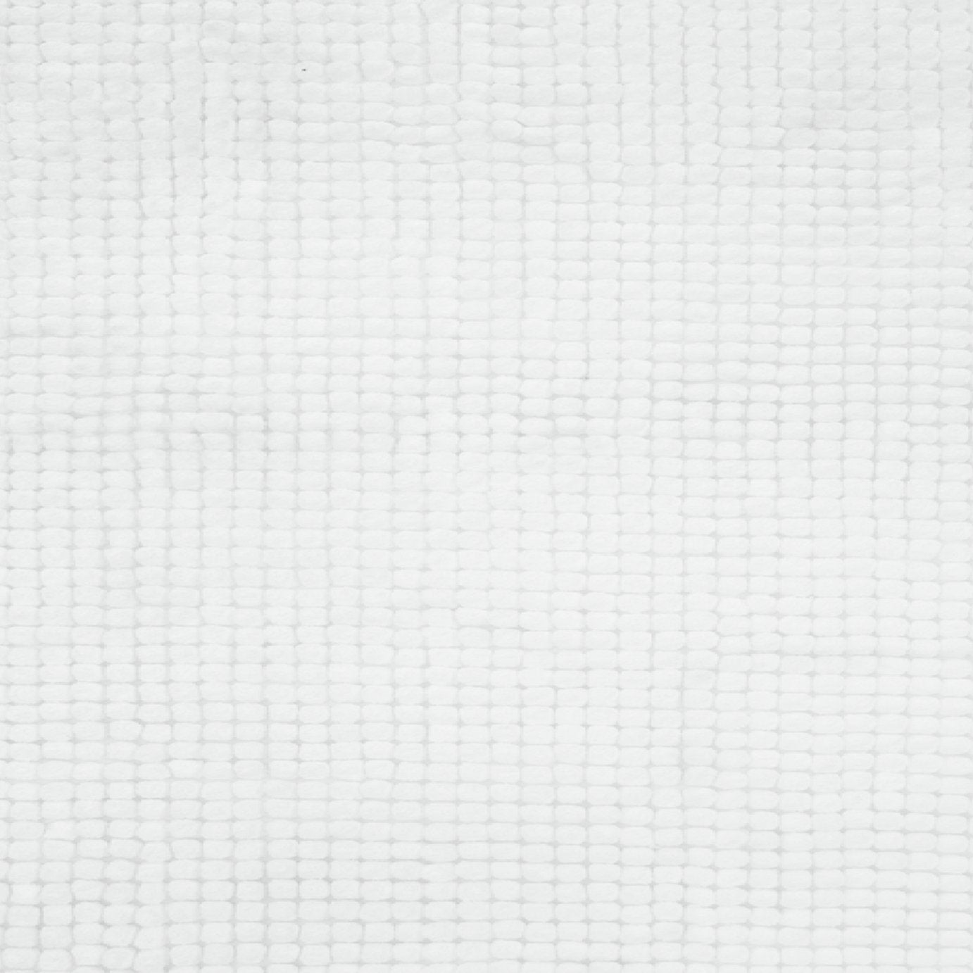 Home Essentials bobble bath mat white 80x50cm, UK version