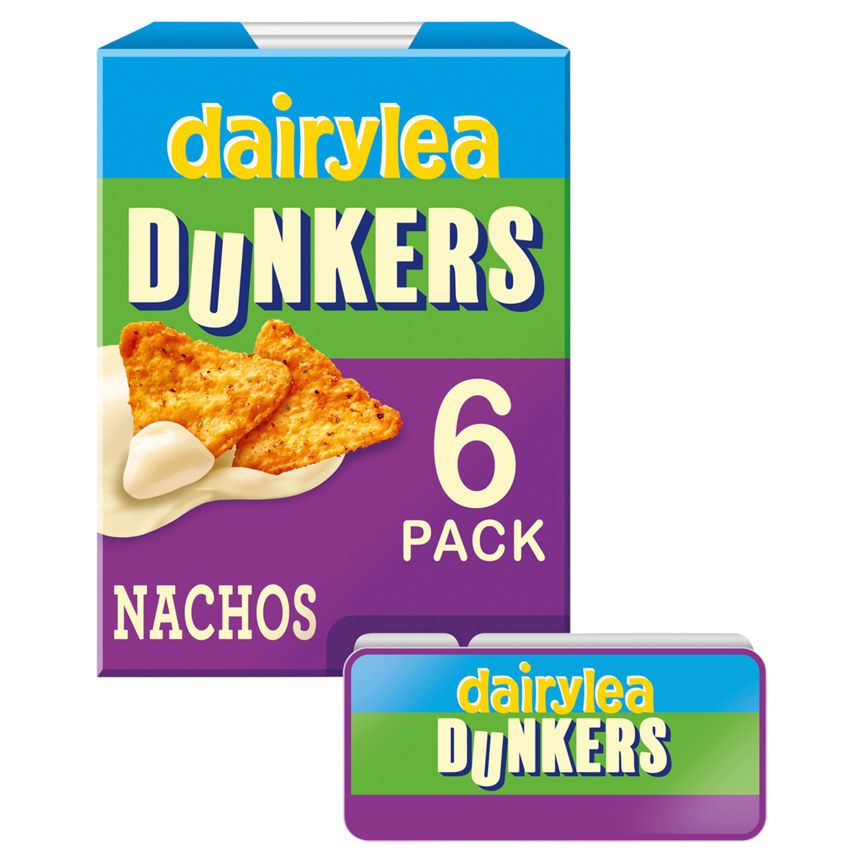 Dairylea Dunkers Nachos Cheese Snacks 6 Pack 258g GOODS ASDA   