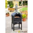 La Hacienda steel multi-function pizza oven 157x51x38cm, UK version