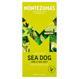 Montezuma's Sea Dog Lime & Sea Salt Dark Chocolate Bar   90g GOODS M&S   