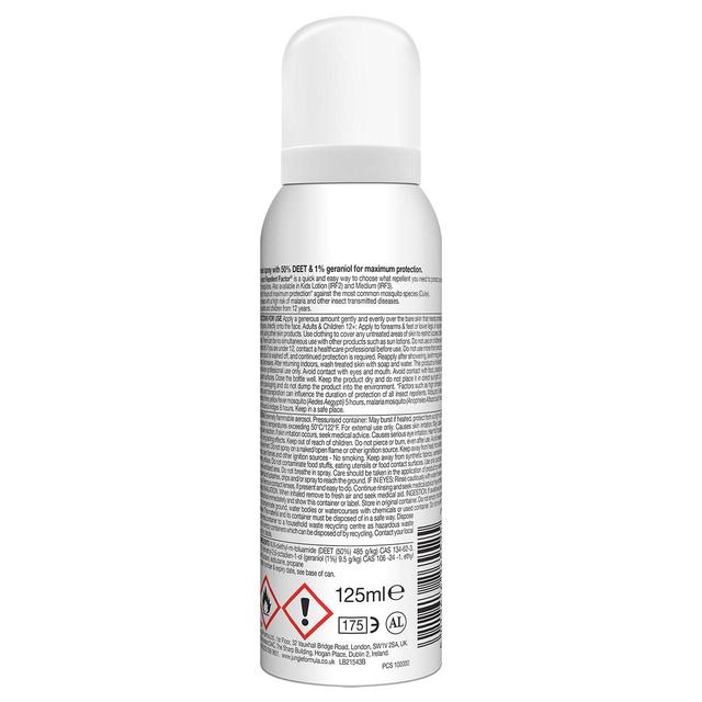 Jungle Formula Maximum Aerosol Insect Repellent   125ml GOODS M&S   