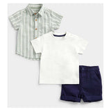 Mothercare Shirt, Shorts and T-Shirt Set GOODS Boots   