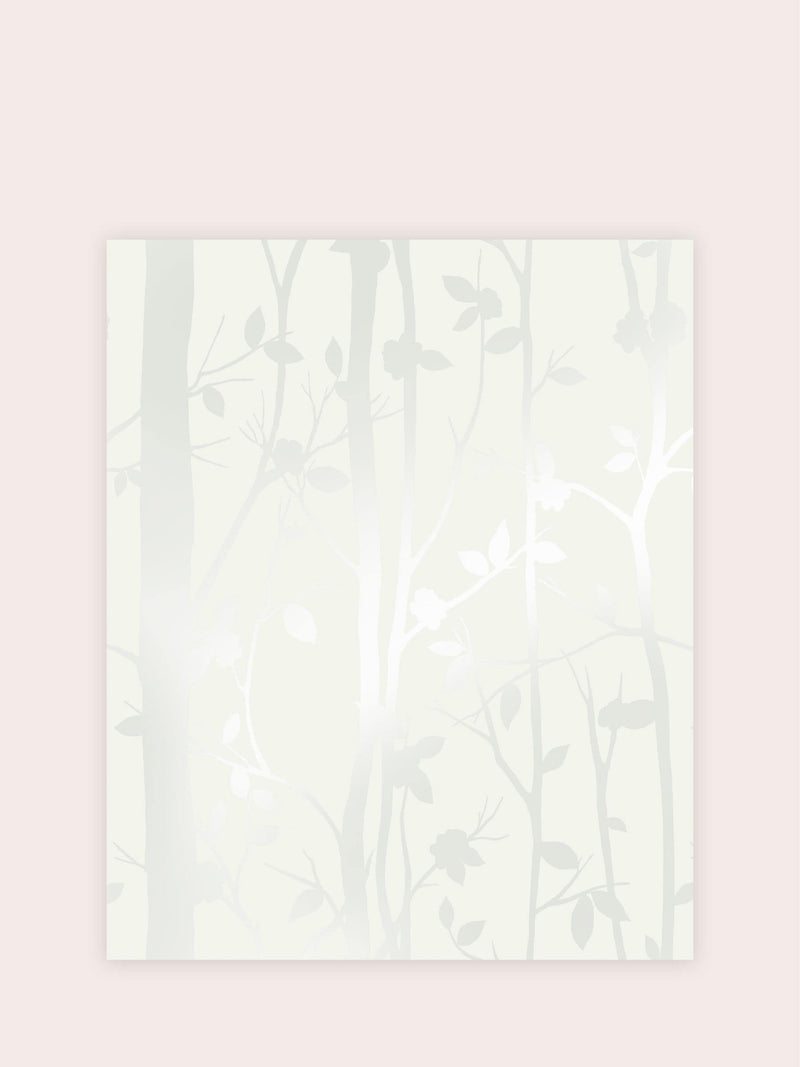 Laura Ashley wallpaper sample White Cottonwood A4, imported from the UK