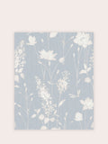 Laura Ashley Dragonfly Garden wallpaper sample Chalk Blue A4 (British brand)