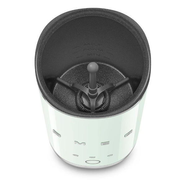 Smeg mini milk frother light green - British product
