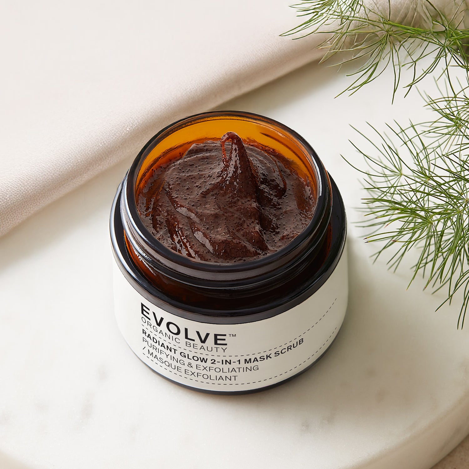 Evolve Radiant Glow 2-In-1 Mask Scrub 60ml