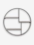 Graue Beton-Effekt Wandregale mit Metallrahmen (britische Marke)
