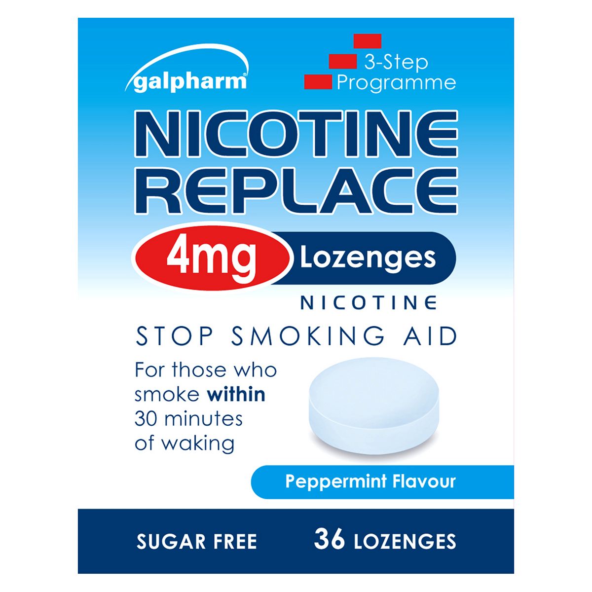 Galpharm Nicotine Replace 4 mg Peppermint Flavour 36 Lozenges GOODS Boots   