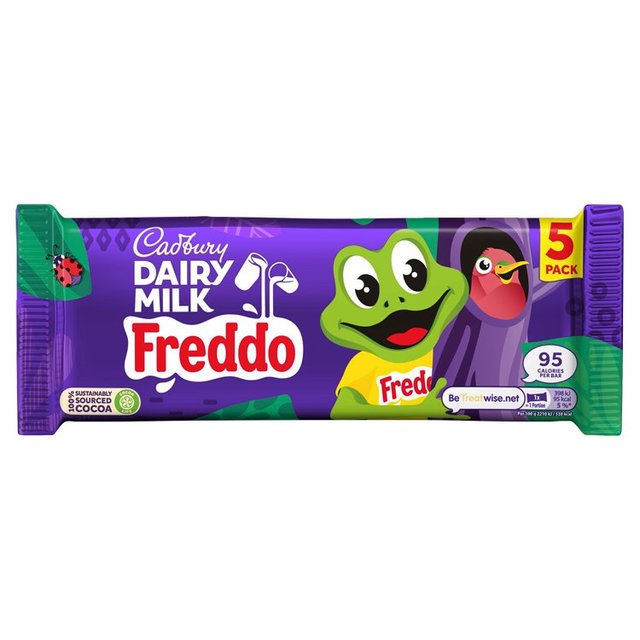 Cadbury Dairy Milk Chocolate Freddo Multipack   5 x 18g GOODS M&S   