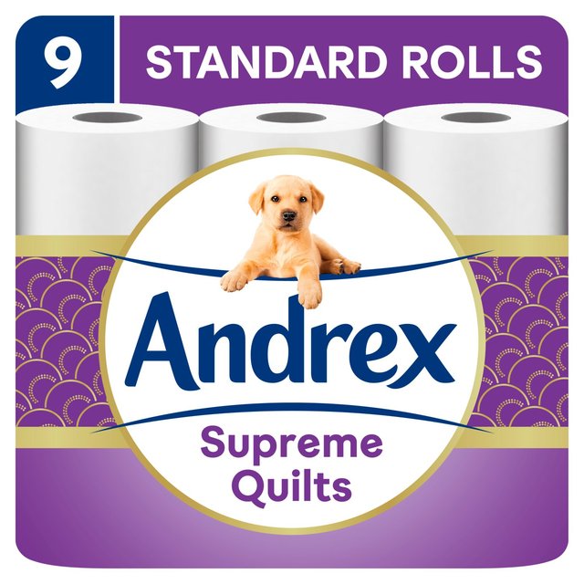 Andrex Supreme Quilts Toilet Roll   9 per pack GOODS M&S   