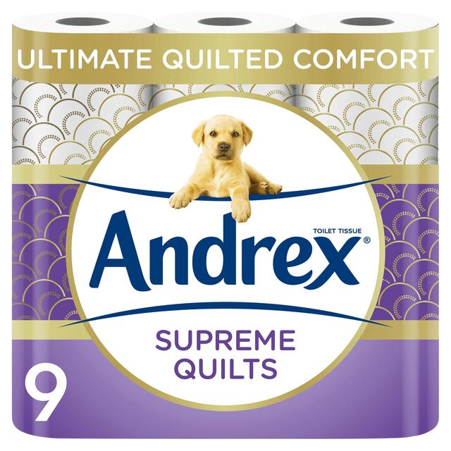 Andrex Supreme Quilts Toilet Roll   9 per pack GOODS M&S   