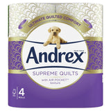 Andrex Supreme Quilts Toilet Roll   4 per pack GOODS M&S   