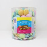 Astra Flying Saucers chewy sweets with sour centre 375g - British product